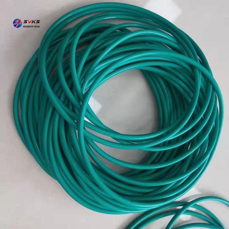 Green Color FKM VITON O Ring 6mm Thickness Size
